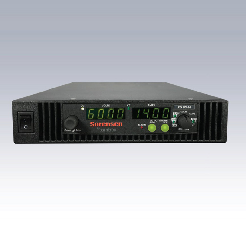 Full & 1/2 Rack Programmable DC Power Supplies / XG850 series