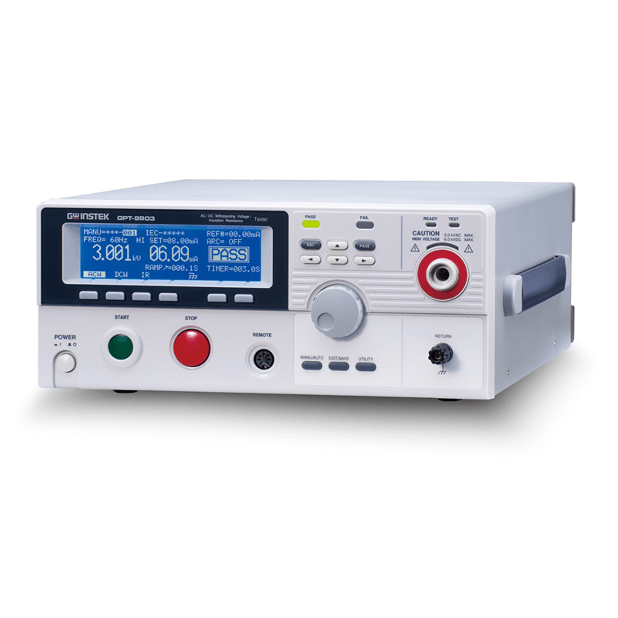 500VA 내전압+절연저항 시험기 GPT-9903 / GPT-9904